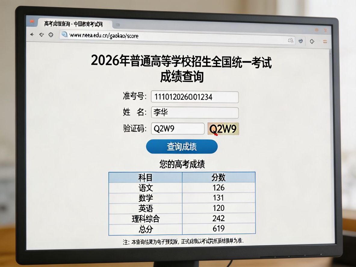 高考成绩查询